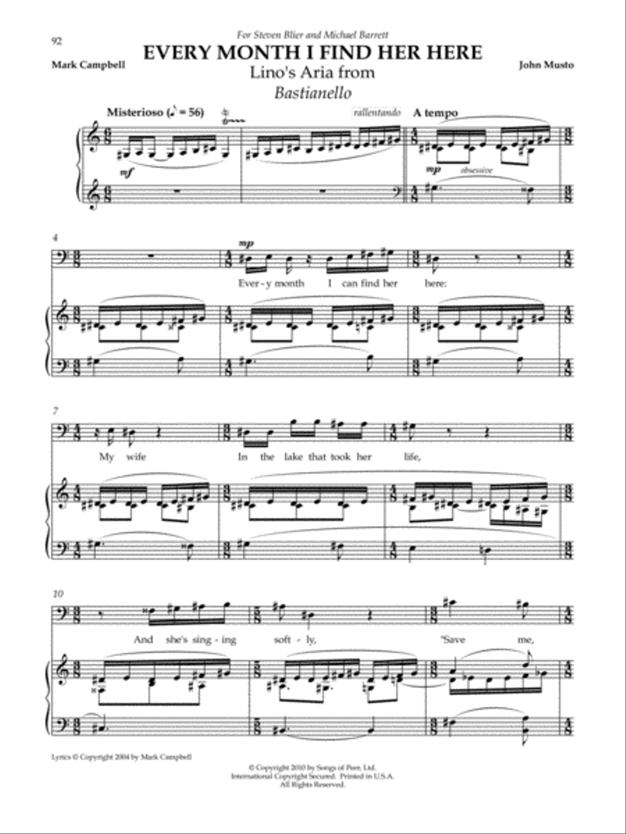 Every Month I Find Her Here Voice scores gallery preview page 1