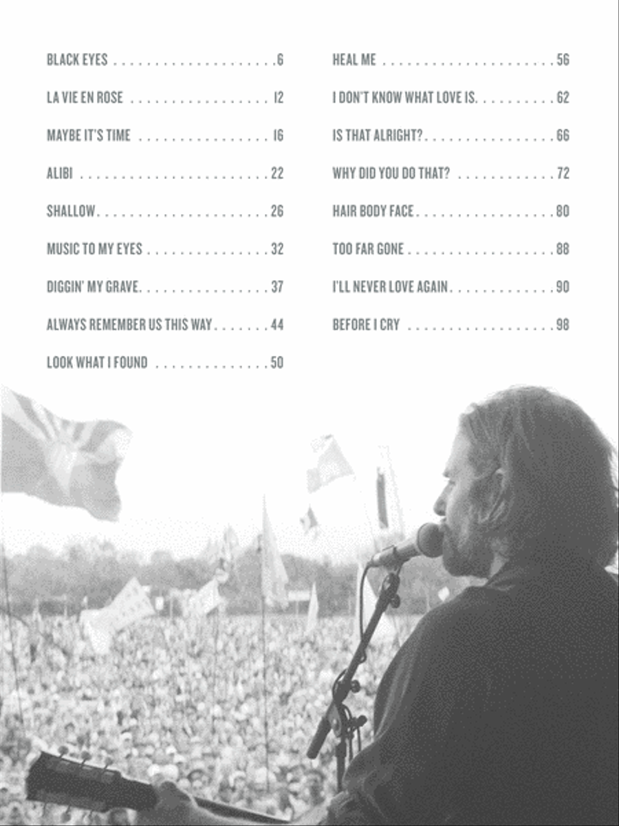 A Star Is Born A Star Is Born Piano, Vocal, Guitar scores gallery preview page 3
