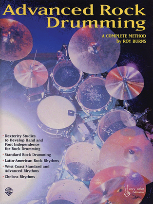 Book cover for Advanced Rock and Roll Drumming