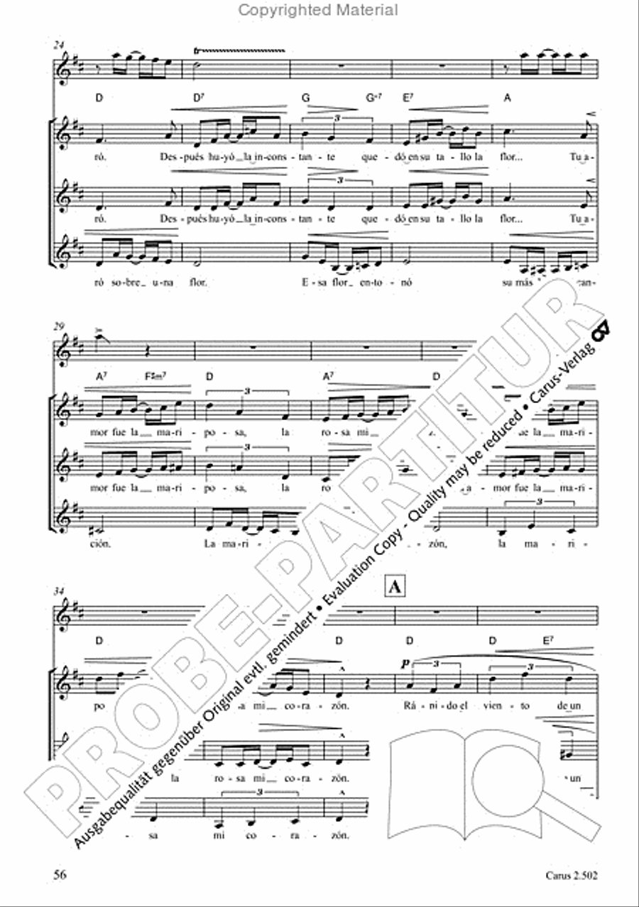 Makumbebe II. Latin American Choral Repertoire. Carmina mundi. Music + CD Choir scores gallery preview page 57