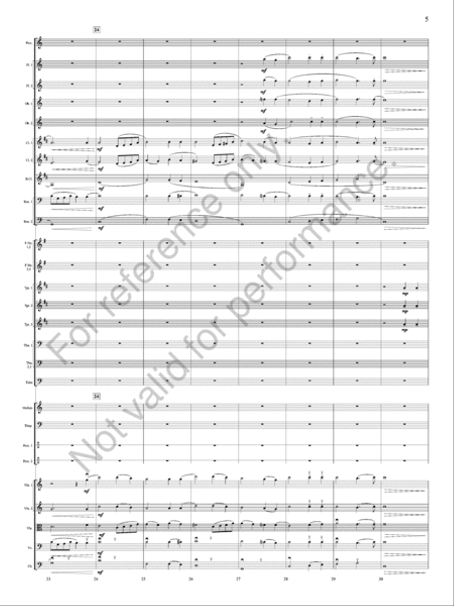Flight Of Valor Full Orchestra scores gallery preview page 6