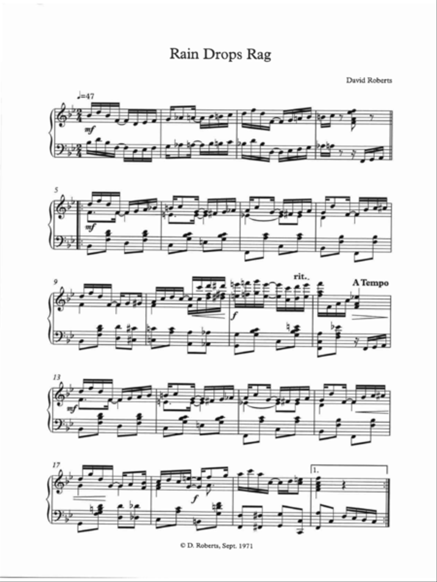 Trio Rags Piano Solo scores gallery preview page 2