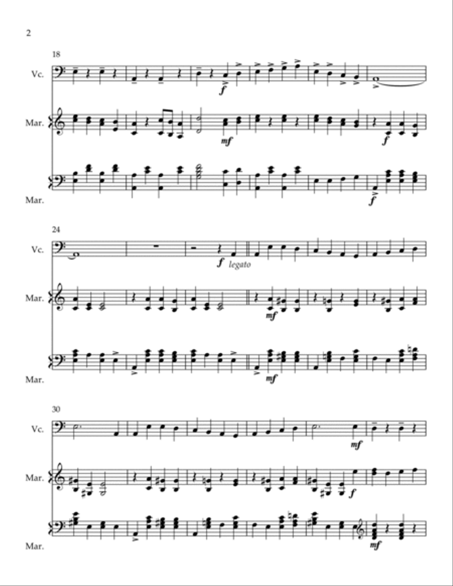 Christmas Collage (v1) Chamber Music scores gallery preview page 2