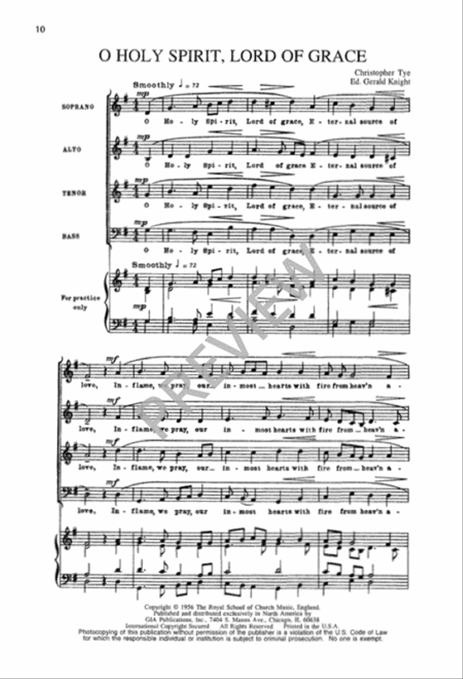 Four Motets 4-Part scores gallery preview page 11