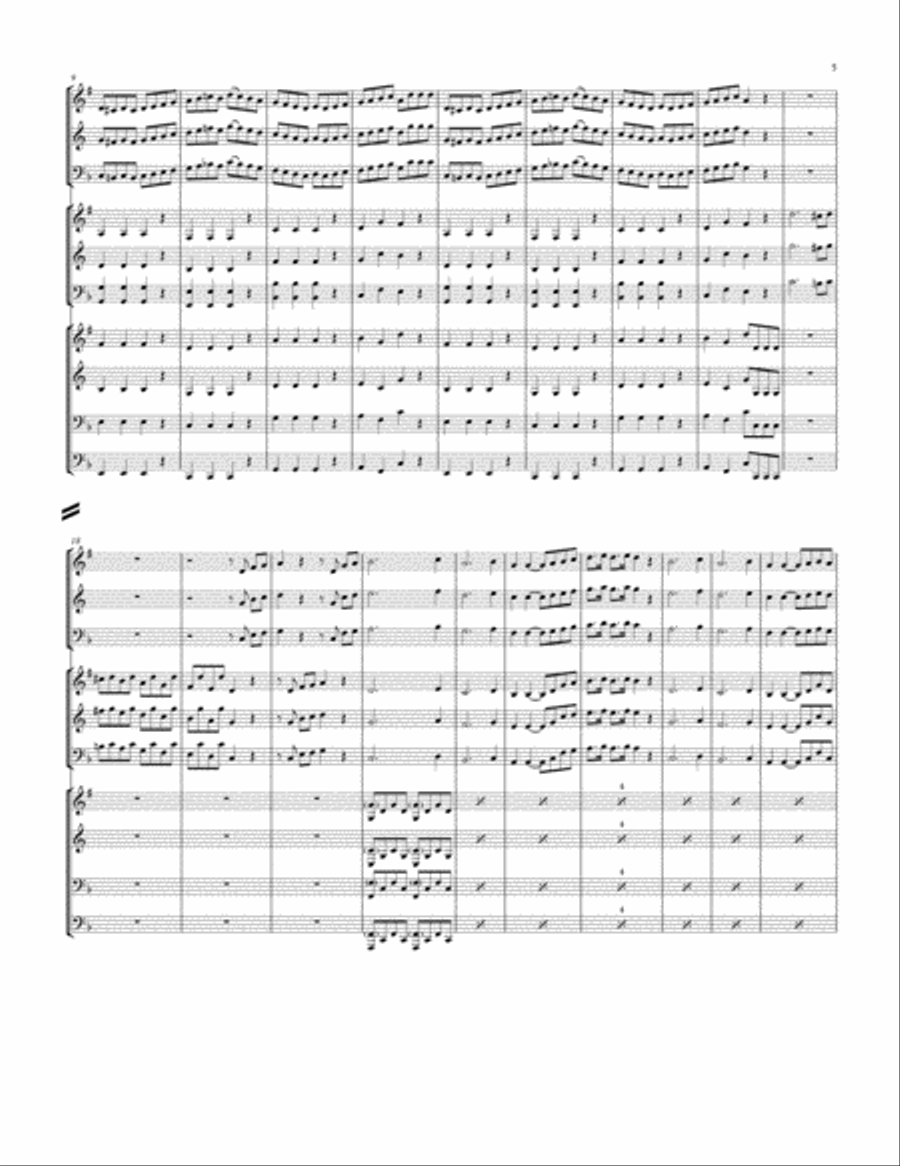 Reicha 24 Trios Vol 1 (1-6) op 82 Brass Ensemble scores gallery preview page 6