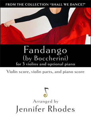 Fandango, finale from Guitar Quintet in D major (flex instrumentation, violins)
