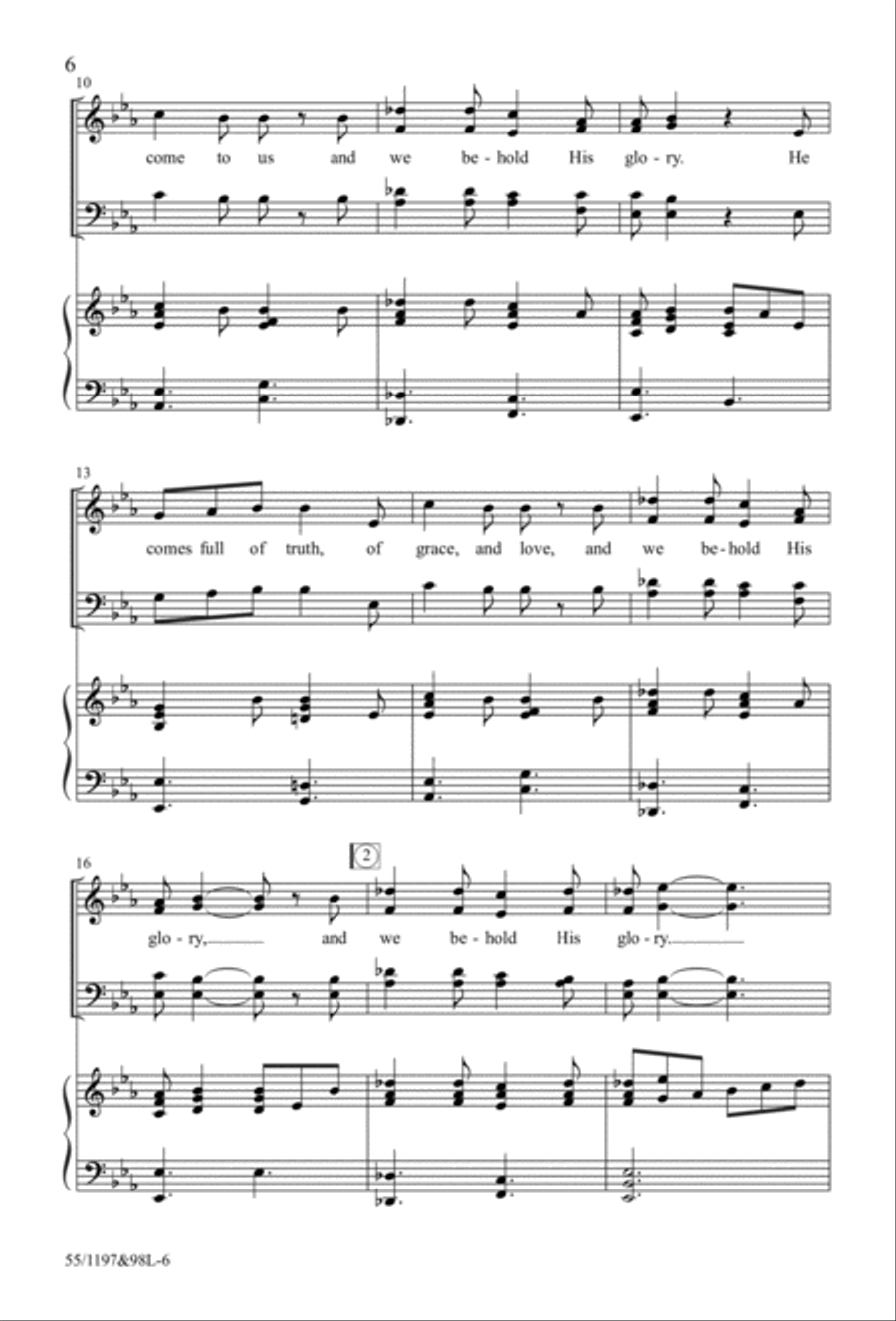 The Body of Christ 4-Part scores gallery preview page 3