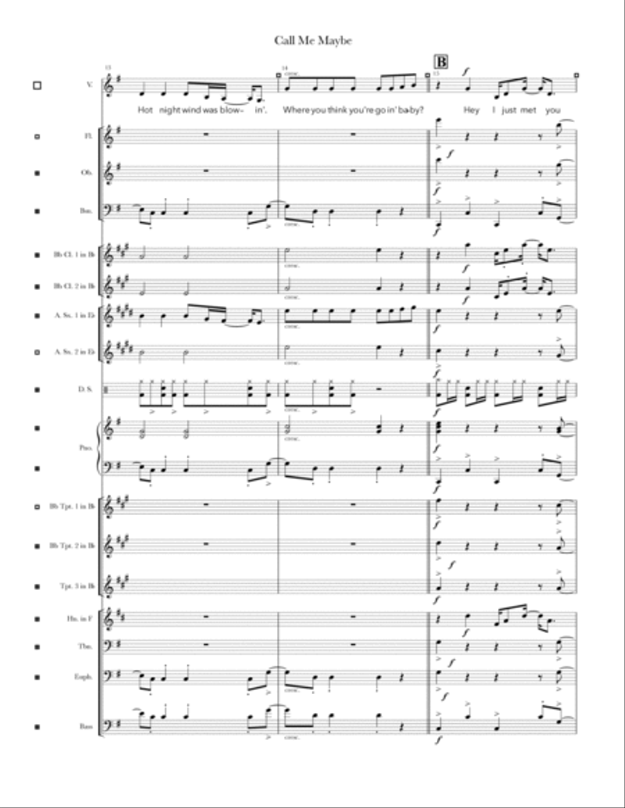 Call Me Maybe Chamber Music scores gallery preview page 5
