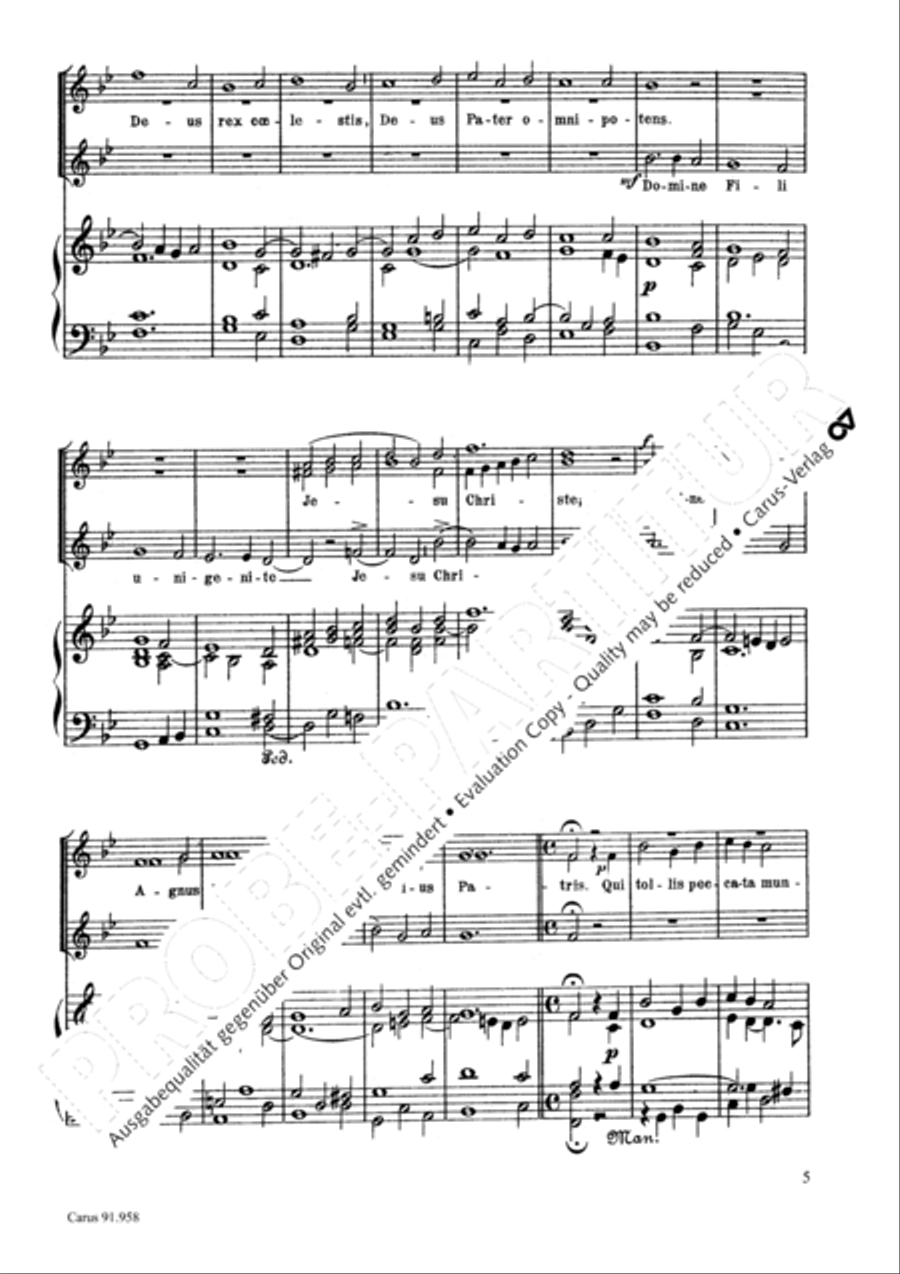 St. Benedictus-Messe SSA scores gallery preview page 6