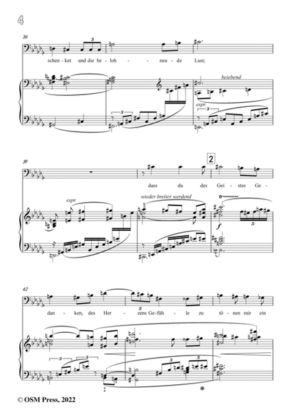 Richard Strauss-Hymnus,in D flat Major,Op.33 No.3,for Voice and Piano