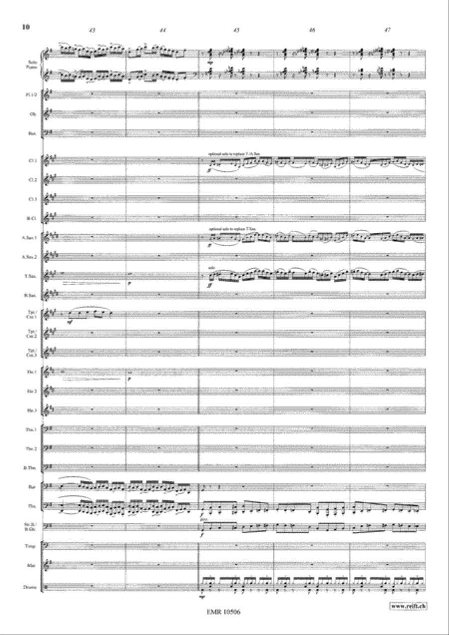 Shosholoza Concert Band scores gallery preview page 10