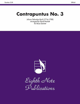 Book cover for Contrapunctus No. 3