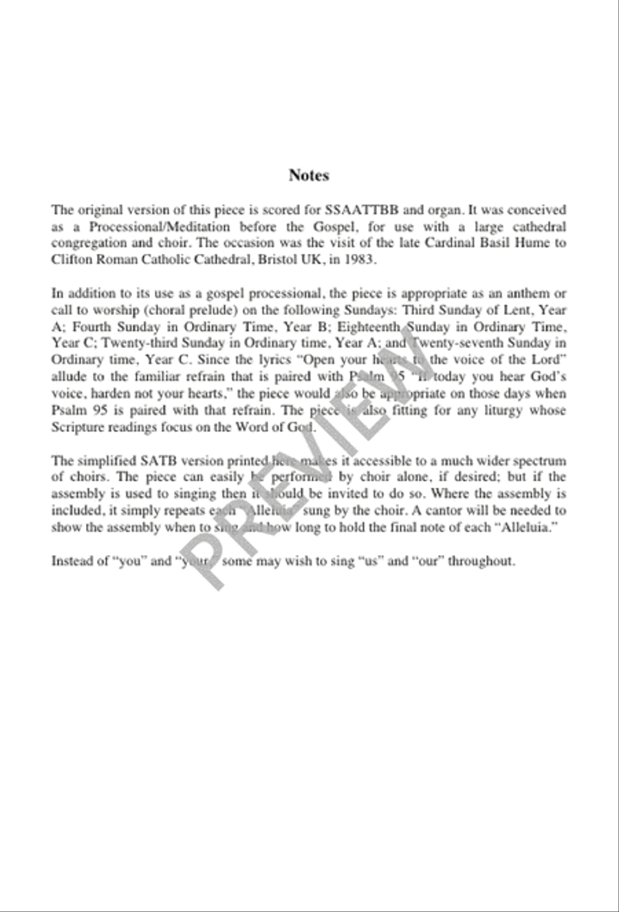 Open Your Hearts 4-Part scores gallery preview page 2