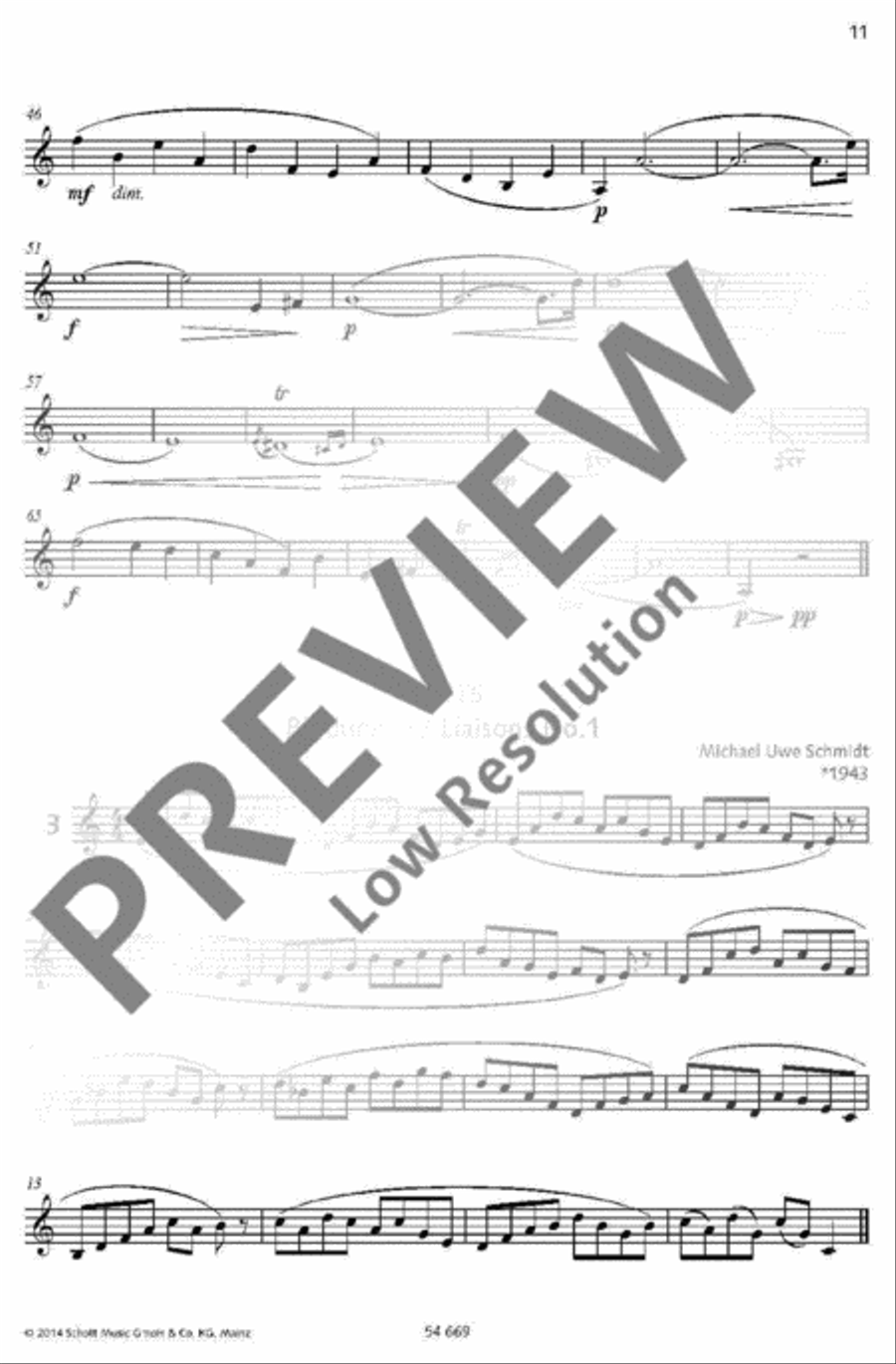 30 Characteristic Studies B-Flat Trumpet scores gallery preview page 10