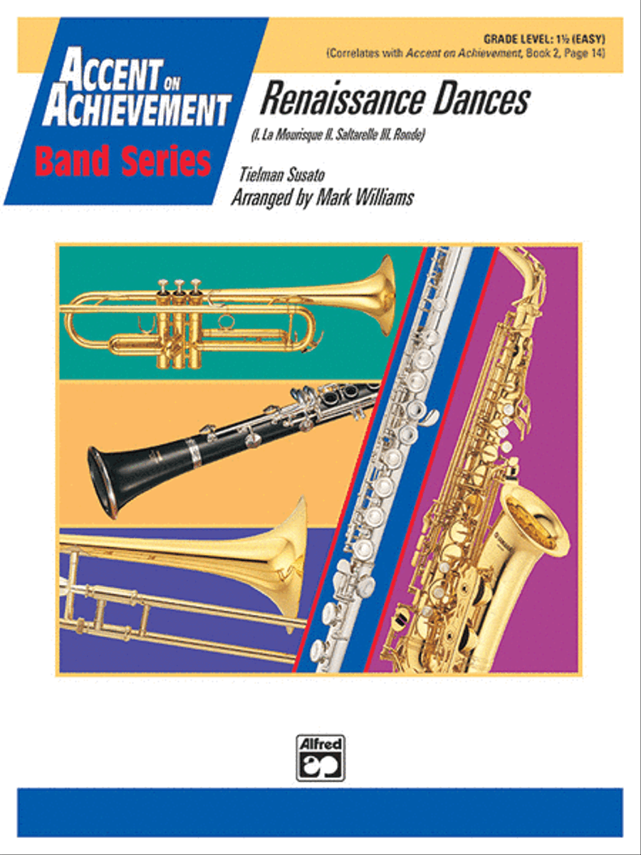 Renaissance Dances Concert Band scores gallery preview page 1