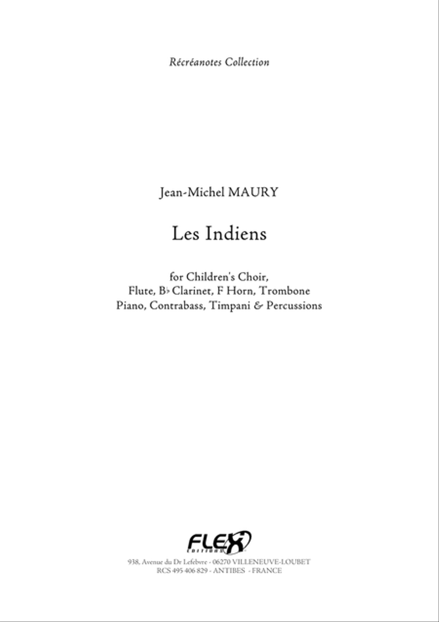 Les Indiens Children's Choir scores gallery preview page 1