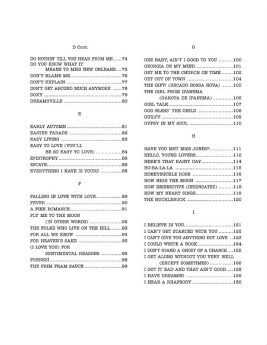 The Real Vocal Book - Volume 1