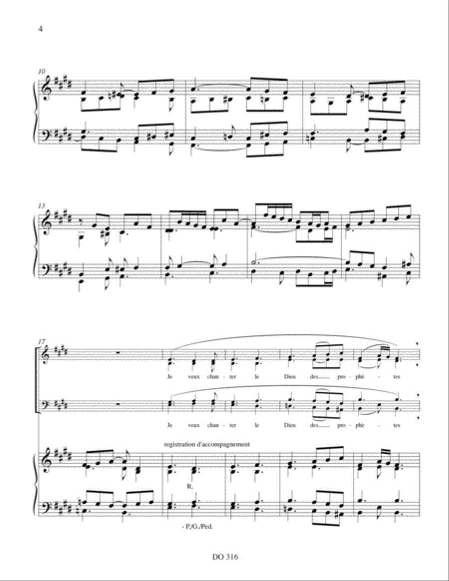 Hymne à la Trinité Hymne à la Trinité Choir scores gallery preview page 4
