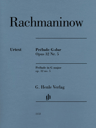 Book cover for Prelude in G Major Op. 32 No. 5