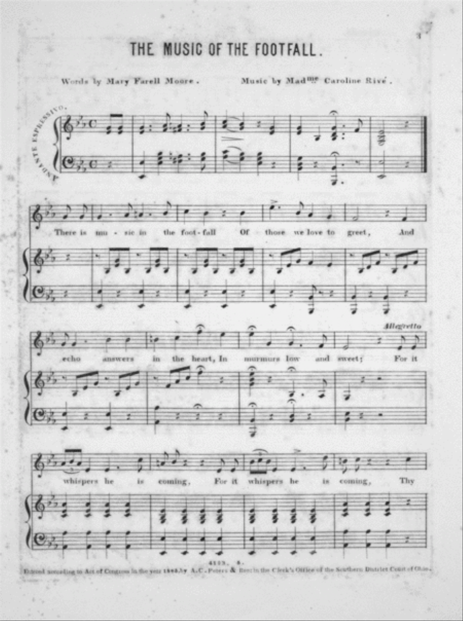 The Music of the Foot Fall Voice scores gallery preview page 2