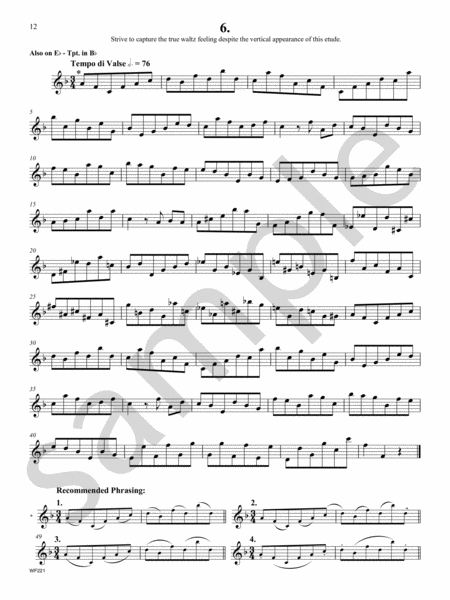 34 Orchestral Etudes for Trumpet