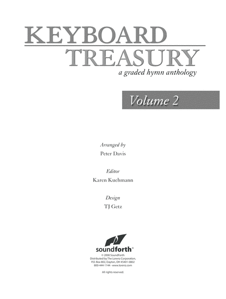 Keyboard Treasury, Vol. 2