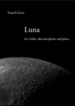 LUNA for violin, alto saxophone and piano