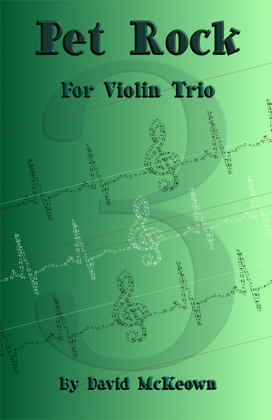 Book cover for Pet Rock, a Rock Piece for Violin Trio