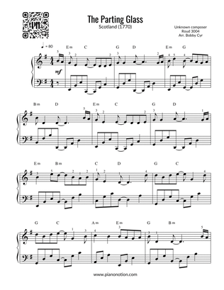The Parting Glass (Piano Solo)