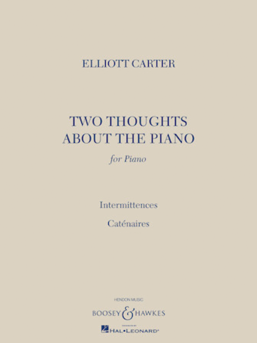 2 Thoughts About the Piano Piano Solo scores gallery preview page 1