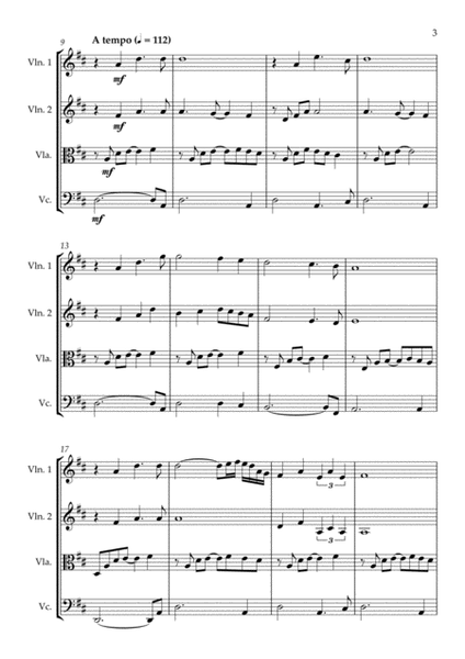 The Bridal Chorus - for String Quartet image number null