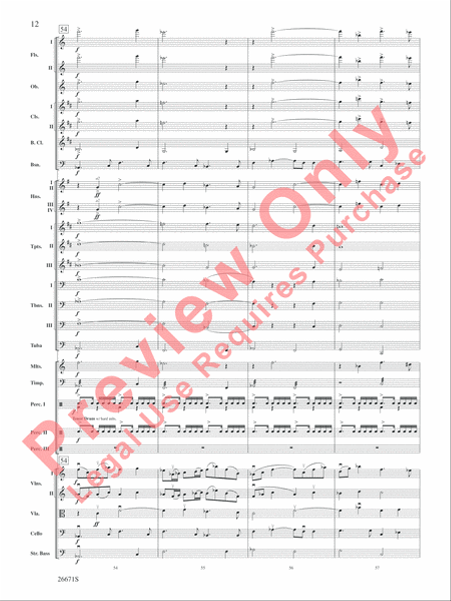 The Story of Mumble Happy Feet Full Orchestra scores gallery preview page 13