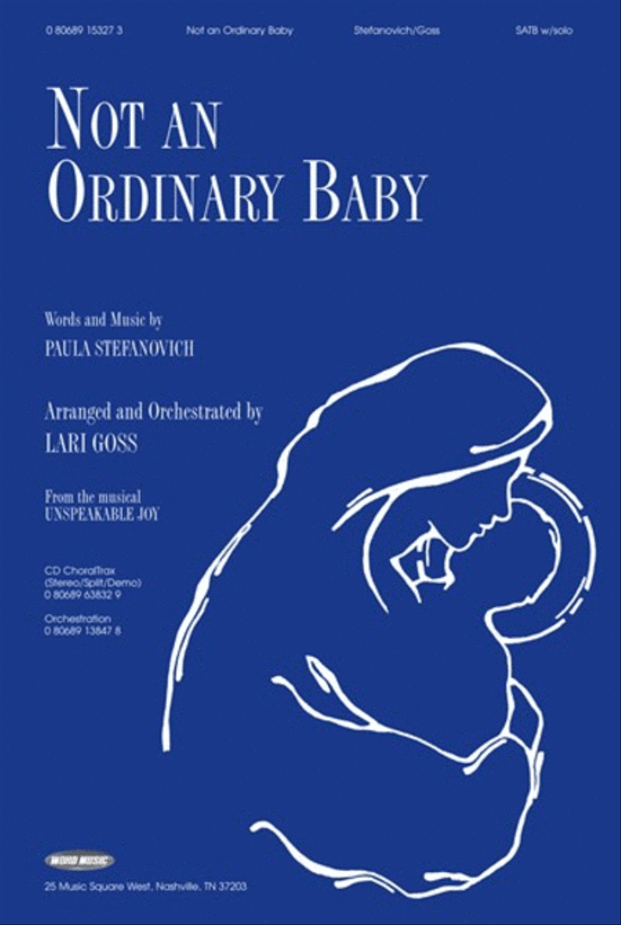 Not an Ordinary Baby - Anthem 4-Part scores gallery preview page 1