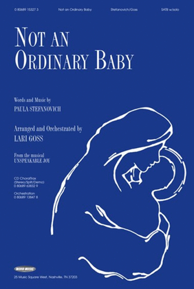 Book cover for Not an Ordinary Baby - Anthem