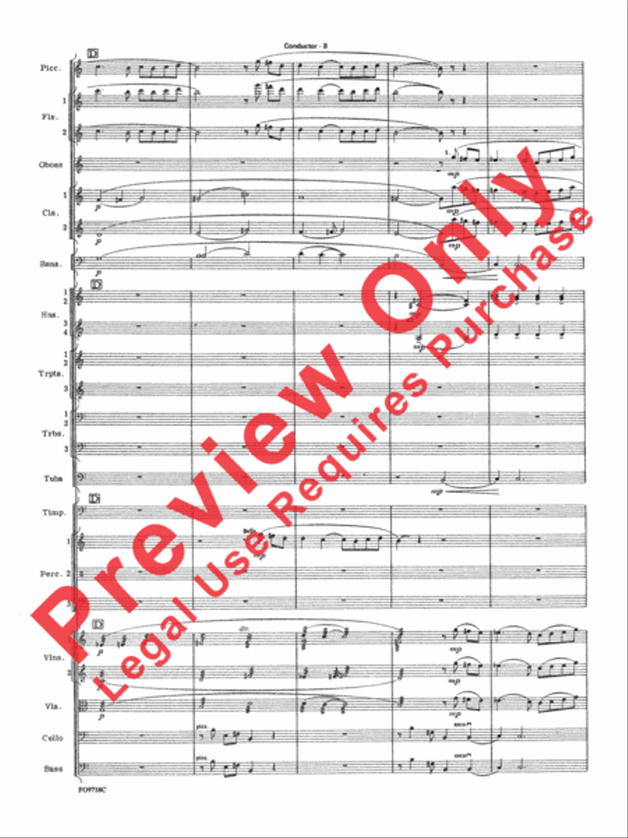 The Empire Strikes Back Medley Full Orchestra scores gallery preview page 39