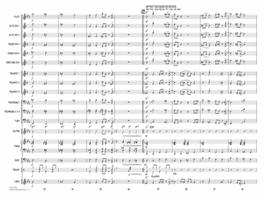 Sweet Georgia Brown (arr. Michael Sweeney) - Conductor Score (Full Score)