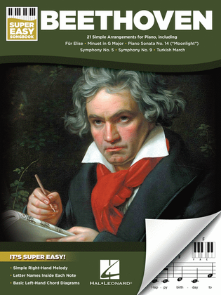 Book cover for Beethoven - Super Easy Songbook