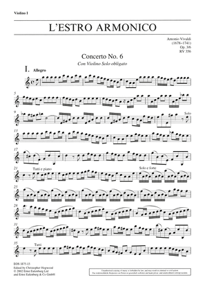 L'Estro Armonico Op. 3/6 RV 356