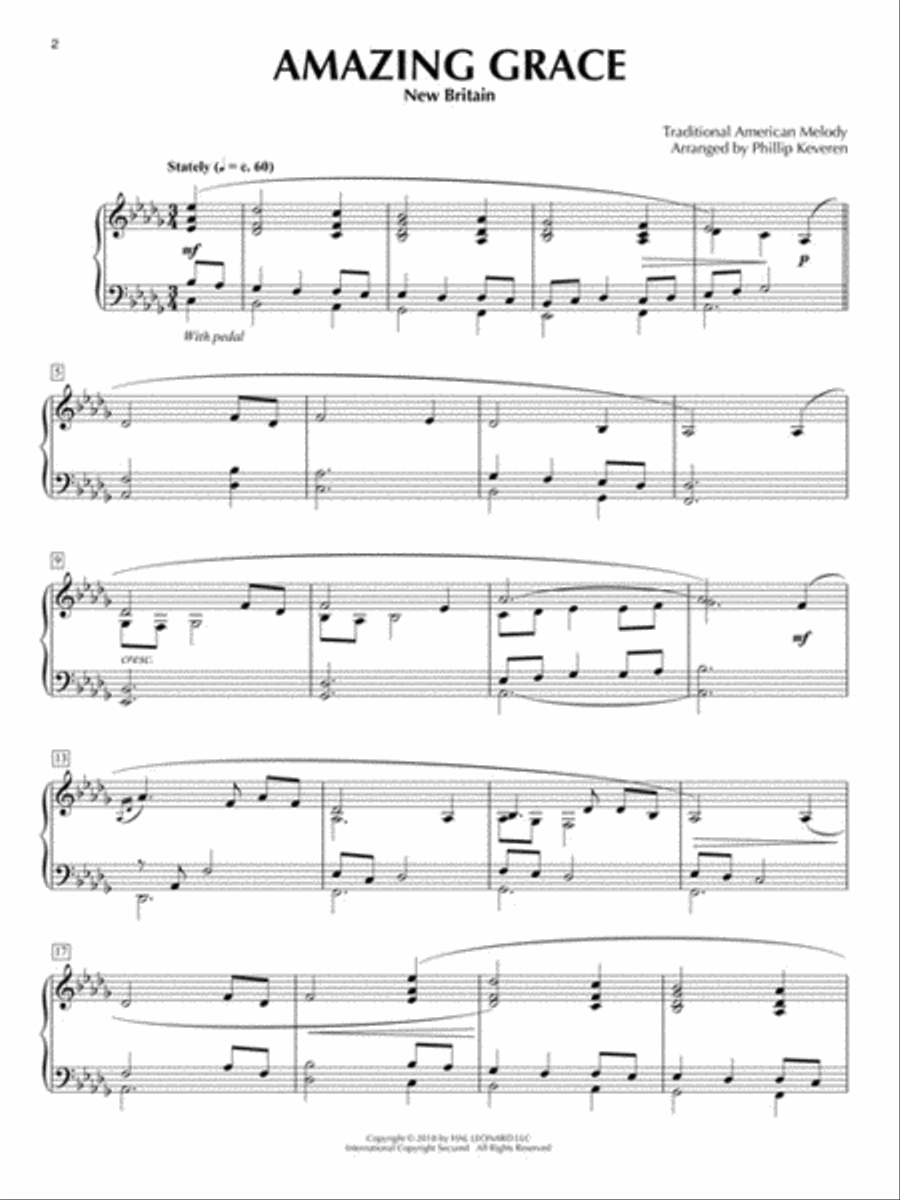 Hymns with a Classical Flair Piano Solo scores gallery preview page 3