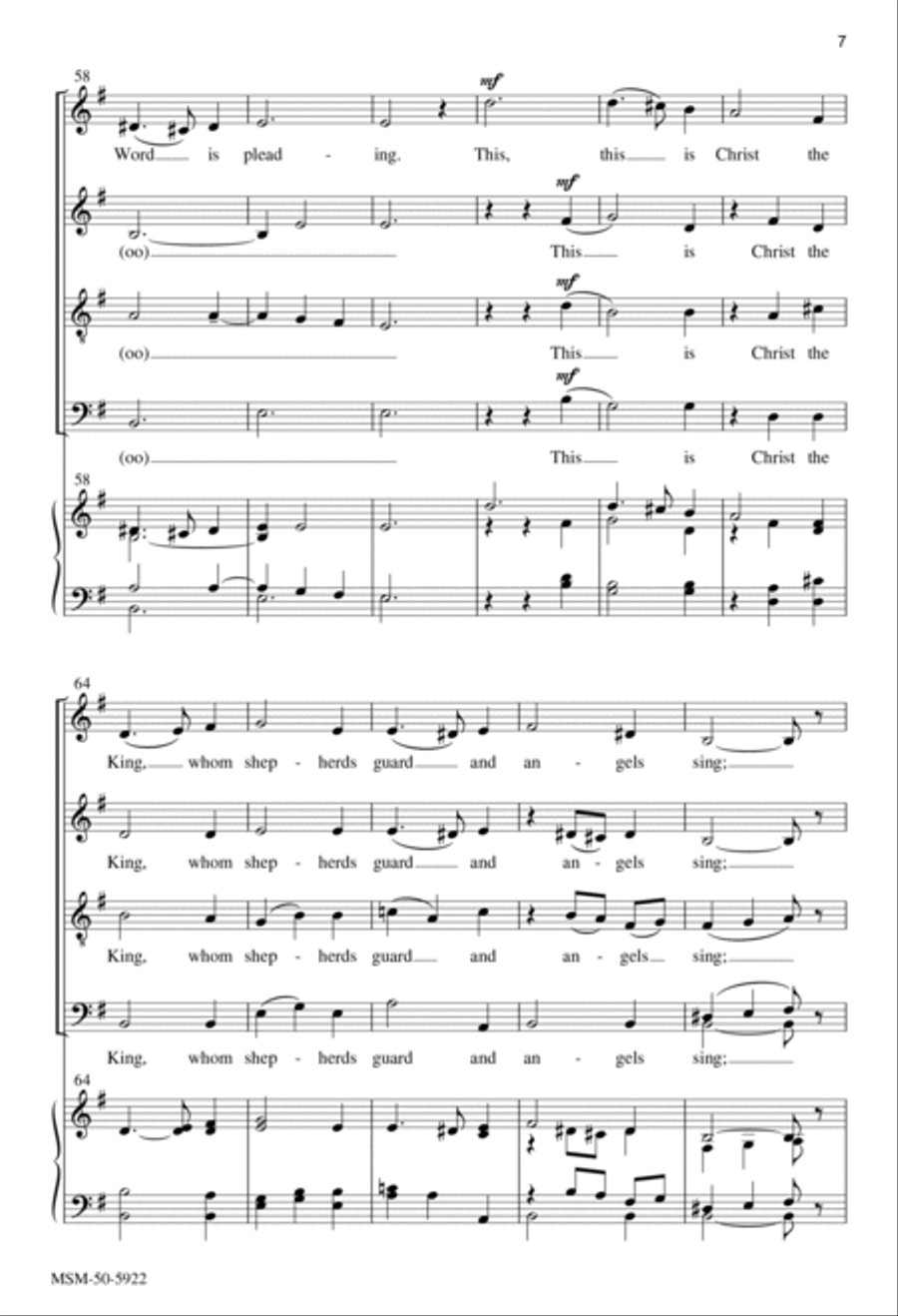 What Child Is This? Divisi scores gallery preview page 6