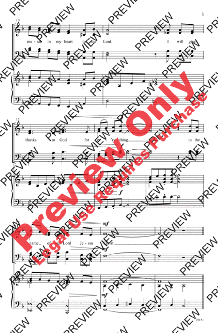 Psalms, Hymns, and Spiritual Songs 4-Part scores gallery preview page 3
