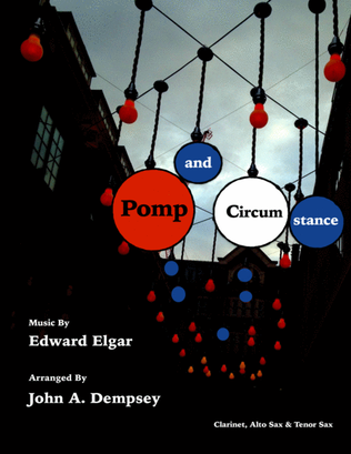 Book cover for Pomp and Circumstance (Woodwind Trio for Clarinet, Alto Sax and Tenor Sax)