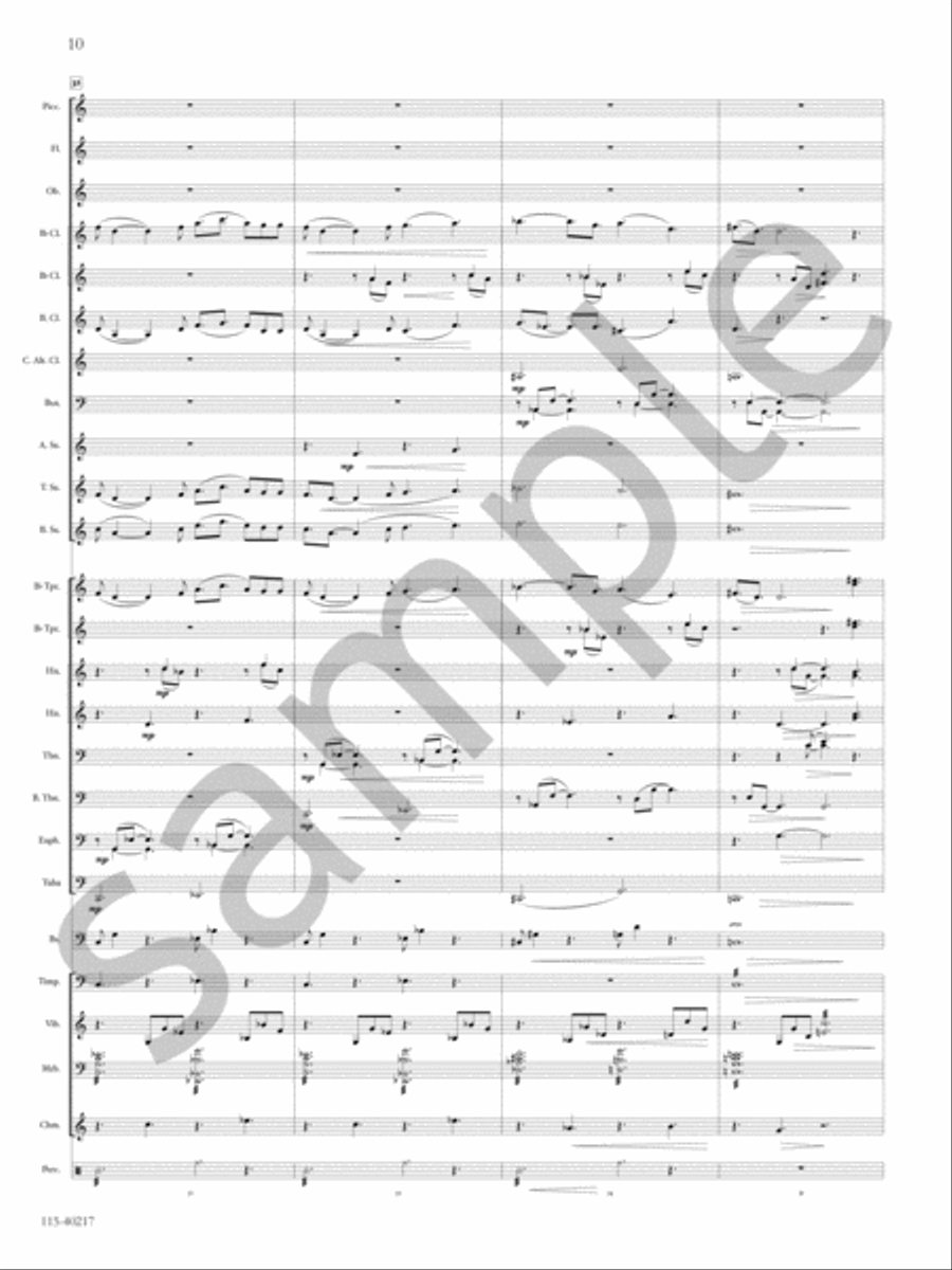 Barcarolle Concert Band scores gallery preview page 11