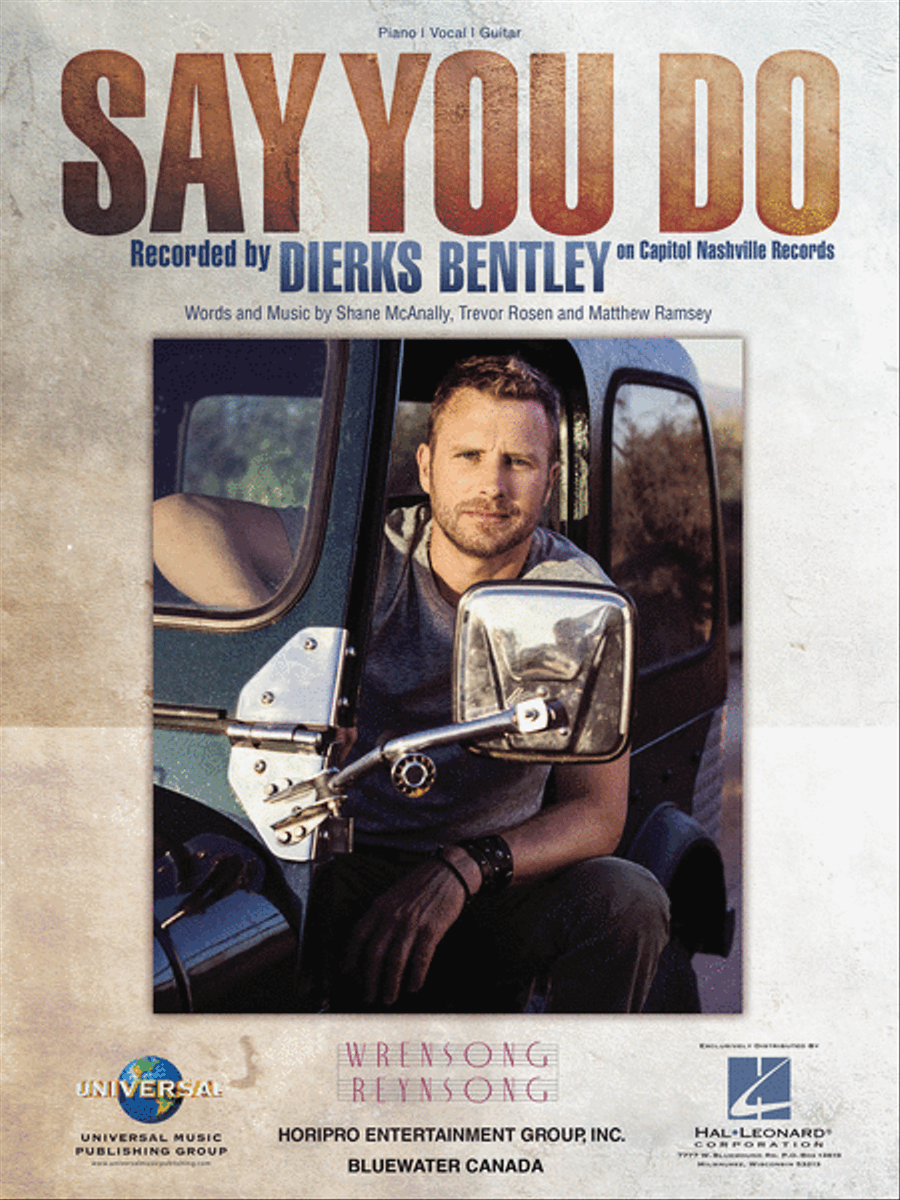 Say You Do Piano, Vocal, Guitar scores gallery preview page 1