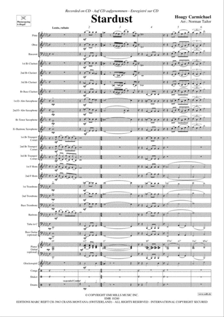 Stardust Concert Band scores gallery preview page 4