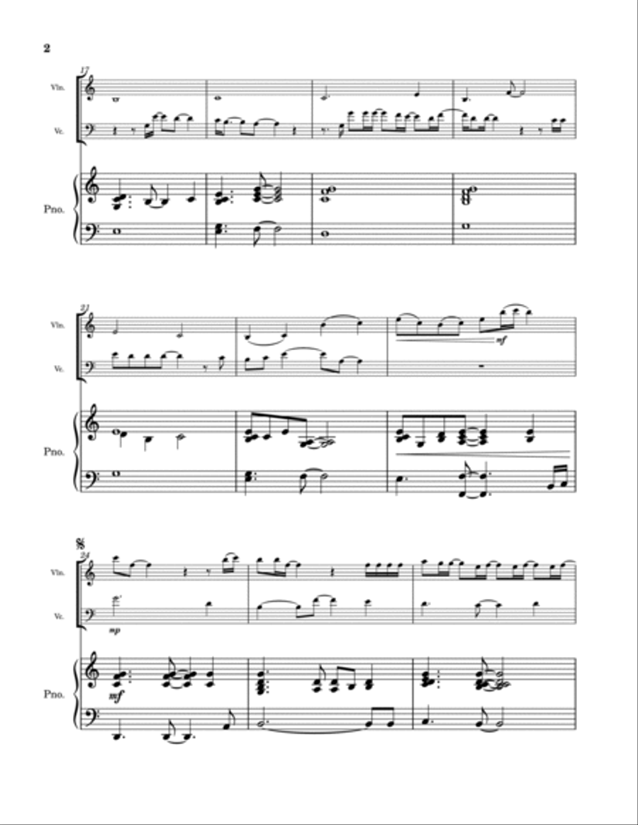 Gravity Piano Trio scores gallery preview page 2