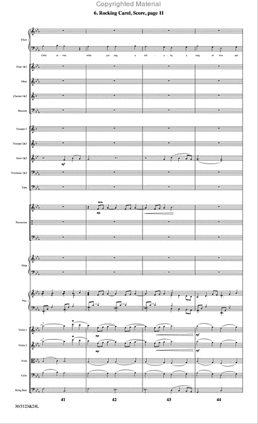 The Christmas Story - Set of Parts Choir scores gallery preview page 57
