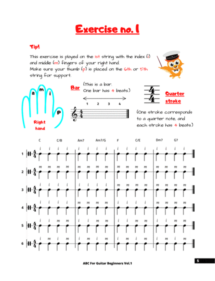 ABC For Guitar Beginners Vol.1 image number null