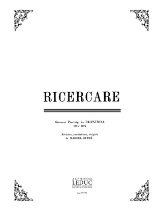 Book cover for Ricercare - Maitres Classiques No.26 (organ)