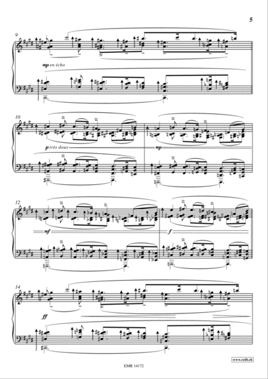 Barcarolle Piano Solo scores gallery preview page 5